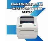 MANTENIMIENTO DE IMPRESORA ZEBRA GC420D USB/PARALELO/SERIAL