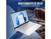 MANTENIMIENTO DE NOTEBOOK HP PAVILION I5 14-EK0003LA