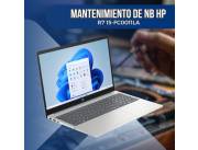 MANTENIMIENTO DE NOTEBOOK HP R7 15-FC0011LA