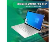 UPGRADE DE WINDOWS PARA NOTEBOOK HP ENVY CI7 13-BA1124LA
