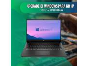UPGRADE DE WINDOWS PARA NOTEBOOK HP CEL 14-DQ0526LA