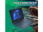 UPGRADE DE WINDOWS PARA NOTEBOOK HP GAMER VICTUS I5 15-FA0008LA