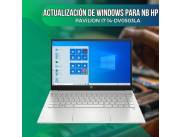 ACTUALIZACIÓN DE WINDOWS PARA NOTEBOOK HP PAVILION I7 14-DV0503LA