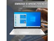 DOWNGRADE DE WINDOWS PARA NOTEBOOK HP CI7 15-DW1084LA 10510U