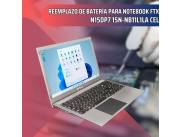 REEMPLAZO DE BATERÍA PARA NOTEBOOK FTX N15DP7 15N-NB11L1LA CEL