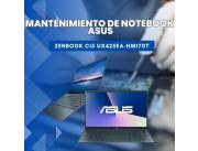 MANTENIMIENTO DE NOTEBOOK ASUS ZENBOOK CI5 UX425EA-HM170T