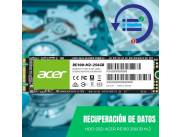 RECUPERACIÓN DE DATOS HDD SSD 256GB ACER RE100-M2-256GB SATA M.2