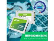 RECUPERACIÓN DE DATOS HDD SSD 120GB ACER SA100-120GB SATA 2.5