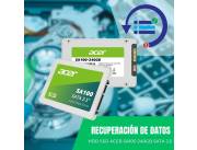 RECUPERACIÓN DE DATOS HDD SSD 240GB ACER SA100-240GB SATA