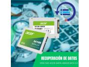 RECUPERACIÓN DE DATOS HDD SSD 480GB ACER SA100-480GB SATA