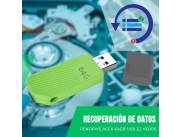 RECUPERACIÓN DE DATOS PENDRIVE 64GB USB 3.2 ACER VERDE