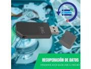 RECUPERACIÓN DE DATOS PENDRIVE 64GB USB 3.2 ACER NEGRO