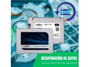 RECUPERACIÓN DE DATOS HDD SSD 1TB MX500 CRUCIAL