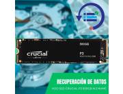 RECUPERACIÓN DE DATOS HDD SSD 500GB CRUCIAL P3 M.2 NVME