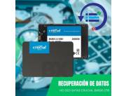 RECUPERACIÓN DE DATOS HDD SSD 2.0TB BX500 CRUCIAL