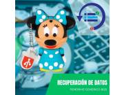 RECUPERACIÓN DE DATOS PENDRIVE 8GB - DISNEY - MINNIE CELESTE