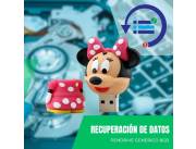 RECUPERACIÓN DE DATOS PENDRIVE 8GB - DISNEY - MINNIE ROSA