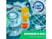 RECUPERACIÓN DE DATOS PENDRIVE 8GB - LOS SIMPSONS - BART