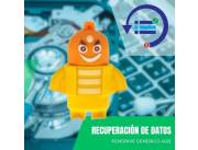 RECUPERACIÓN DE DATOS PENDRIVE 4GB - DINOSAUR - ROBOT AMARILLO
