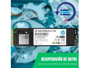 RECUPERACIÓN DE DATOS HDD SSD 1TB HP EX900 PCIEXP