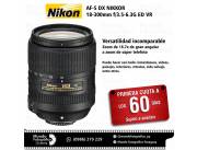 Lente Nikon AF-S DX 18-300mm.. Adquirila en cuotas!