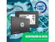 RECUPERACIÓN DE DATOS HDD SSD 256GB 2.5 HP S750