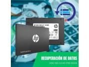 RECUPERACIÓN DE DATOS HDD SSD 512GB HP S750 2.5
