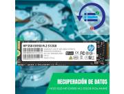 RECUPERACIÓN DE DATOS HDD SSD 512GB HP EX950 M.2