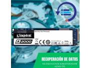 RECUPERACIÓN DE DATOS HD SSD M.2 PCIE 1TB KING NVME SA2000M8/1000G 2500/2200