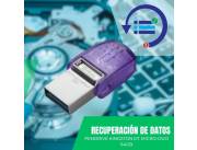 RECUPERACIÓN DE DATOS PEN KINGSTON 64GB DTDUO3CG3/64GB USB/USB-C DATATRAVELER MICRO-DUO