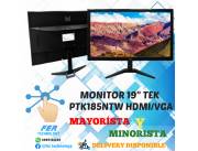 MONITOR 19 TEK PTK185NTW HDMI/VGA