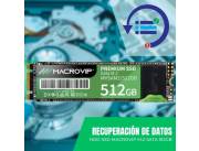 RECUPERACIÓN DE DATOS HDD SSD 512GB MACROVIP M.2 SATA