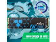 RECUPERACIÓN DE DATOS HDD SSD 500GB NETAC NV3000 M.2 PCIE