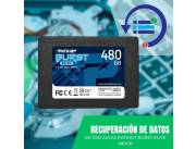 RECUPERACIÓN DE DATOS HD SSD SATA3 480GB PATRIOT BURST ELITE PBE480GS25SSDR