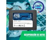 RECUPERACIÓN DE DATOS HD SSD SATA3 1TB PATRIOT P210 P210S1TB25 520/430