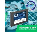 RECUPERACIÓN DE DATOS HD SSD SATA3 256GB PATRIOT P220 P220S256G25 550/490