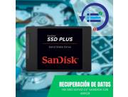 RECUPERACIÓN DE DATOS HDD SSD 480GB SANDISK G26