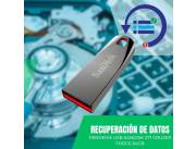 RECUPERACIÓN DE DATOS PENDRIVE 64GB USB SANDISK Z71 CRUZER FORCE