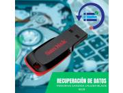 RECUPERACIÓN DE DATOS PENDRIVE 16 GB USB SANDISK