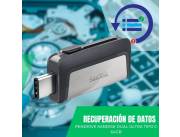 RECUPERACIÓN DE DATOS PENDRIVE 64GB SANDISK DUAL USB-TYPE C