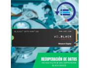 RECUPERACIÓN DE DATOS HD SSD M.2 PCIE 500GB WD NVME WDS500G3X0E BLACK 5000/4