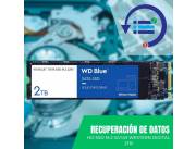 RECUPERACIÓN DE DATOS HD SSD M.2 SATA3 2TB WESTERN DIGITAL WDS200T2B0B BLUE 560/530