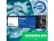 RECUPERACIÓN DE DATOS HD SSD M.2 SATA3 500GB WD SA510 WDS500G3B0B BLUE