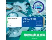 RECUPERACIÓN DE DATOS HD SSD M.2 PCIE 1TB WESTERN DIGITAL NVME WDS100T3B0C BLUE 3500/3