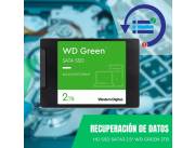 RECUPERACIÓN DE DATOS HD SSD SATA3 2TB WD WDS200T2G0A GREEN 545/