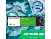 RECUPERACIÓN DE DATOS HD SSD M.2 SATA3 240GB WESTERN DIGITAL WDS240G2G0B GREEN