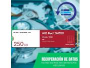 RECUPERACIÓN DE DATOS HD SSD M.2 PCIE 250GB WD NVME WDS250G1R0C RED SN700 3100/1600