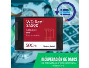 RECUPERACIÓN DE DATOS HD SSD SATA3 500GB WD SA500 NAS WDS500G1R0A RED 560/530