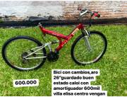 Bicicleta Caloi con amortiguador y cambios