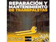 Reparación de transpaletas/ Zorras hidráulicas/ Montacargas/ paletera/ transpallets
